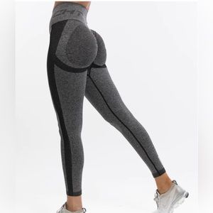 ECHT Scrunch leggings V2 in charcoal